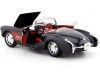 Cochesdemetal.es 1957 Chevrolet Corvette Convertible Negro/Rojo 1:24 Welly 29393