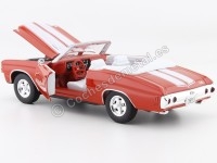 Cochesdemetal.es 1971 Chevrolet Chevelle SS 454 Convertible Orange 1:24 Welly 22089