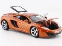 Cochesdemetal.es 2016 McLaren MP4-12C Naranja Metalizado 1:24 Bburago 21074