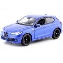 Cochesdemetal.es 2017 Alfa Romeo Stelvio Azul Metalizado 1:24 Bburago 21086