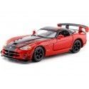 Cochesdemetal.es 2009 Dodge Viper SRT 10 ACR Rojo/Negro 1:24 Bburago 22114