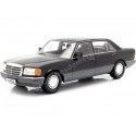 Cochesdemetal.es 1985 Mercedes-Benz 560 SEL Clase S Facelift (W126) Negro/Gris 1:18 iScale 118000000057