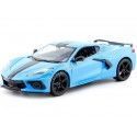 Cochesdemetal.es 2020 Chevrolet Corvette Stingray Coupe Z51 Azul 1:24 Maisto 31527