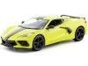 Cochesdemetal.es 2020 Chevrolet Corvette Stingray Coupe Z51 Amarillo 1:24 Maisto 31527