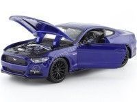 Cochesdemetal.es 2015 Ford Mustang GT Azul 1:24 Maisto 31508