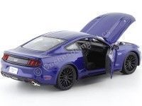 Cochesdemetal.es 2015 Ford Mustang GT Azul 1:24 Maisto 31508