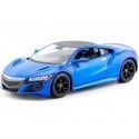 Cochesdemetal.es 2018 Honda Acura NSX Azul Eléctrico 1:24 Maisto 31234
