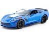 Cochesdemetal.es 2017 Chevrolet Corvette Grand Sport Azul 1:24 Maisto 31516