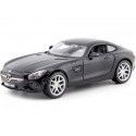 Cochesdemetal.es 2015 Mercedes-Benz AMG GT V8 C190 Turbo Matte Black Series 1:24 Maisto 31134