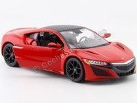 Cochesdemetal.es 2018 Honda Acura NSX Rojo 1:24 Maisto 31234