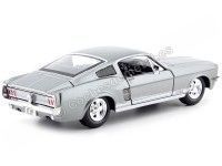 Cochesdemetal.es 1967 Ford Mustang GT Fastback Gris Metalizado 1:24 Maisto 31260