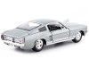Cochesdemetal.es 1967 Ford Mustang GT Fastback Gris Metalizado 1:24 Maisto 31260