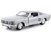 Cochesdemetal.es 1967 Ford Mustang GT Fastback Gris Metalizado 1:24 Maisto 31260