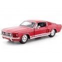 Cochesdemetal.es 1967 Ford Mustang GT Fastback Rojo 1:24 Maisto 31260