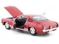 Cochesdemetal.es 1967 Ford Mustang GT Fastback Rojo 1:24 Maisto 31260