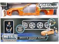 Cochesdemetal.es 1995 Toyota Supra "Fast&Furious + Figura Brian" Metal KIT 1:24 Jada Toys 30699/253203017