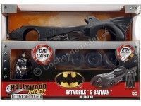 Cochesdemetal.es 1989 Batmobile Batman Returns con Figura de Batman Metal KIT 1:24 Jada Toys 30874