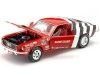 Cochesdemetal.es 1968 Ford Mustang Fastback "Sandy Elliot" Rojo/Blanco 1:18 Auto World AW259