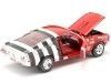 Cochesdemetal.es 1968 Ford Mustang Fastback "Sandy Elliot" Rojo/Blanco 1:18 Auto World AW259