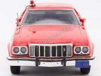 Cochesdemetal.es 1974 Ford Gran Torino "Starsky & Hutch" Rojo/Blanco 1:24 Greenlight 84042