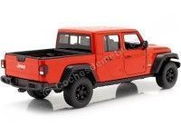 Cochesdemetal.es 2007 Jeep Gladiator Rubicon Pickup Orange 1:27 Welly 24103