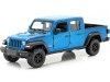 Cochesdemetal.es 2007 Jeep Gladiator Rubicon Pickup Blue Metallic 1:27 Welly 24103