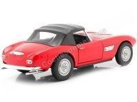 Cochesdemetal.es 1956 BMW 507 Soft Top Rojo 1:24 Welly 24097