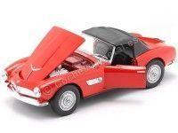 Cochesdemetal.es 1956 BMW 507 Soft Top Rojo 1:24 Welly 24097