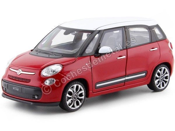 Cochesdemetal.es 2013 Fiat 500L Red 1:24 Welly 24038