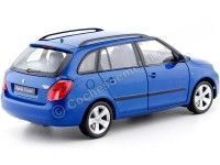 Cochesdemetal.es 2009 Skoda Fabia Combi II Azul Metalizado 1:24 Welly 22519