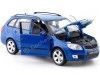 Cochesdemetal.es 2009 Skoda Fabia Combi II Azul Metalizado 1:24 Welly 22519
