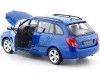 Cochesdemetal.es 2009 Skoda Fabia Combi II Azul Metalizado 1:24 Welly 22519