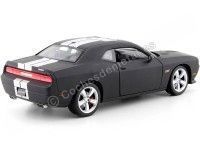 Cochesdemetal.es 2012 Dodge Challenger SRT Matte Black 1:24 Welly 24049