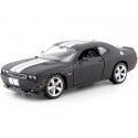 Cochesdemetal.es 2012 Dodge Challenger SRT Matte Black 1:24 Welly 24049