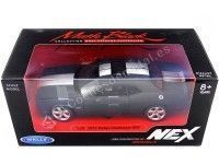 Cochesdemetal.es 2012 Dodge Challenger SRT Matte Black 1:24 Welly 24049