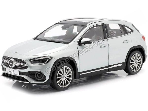 Cochesdemetal.es 2020 Mercedes-Benz Clase GLA MK II (H247) Iridium Silver 1:18 Dealer Edition B66961036