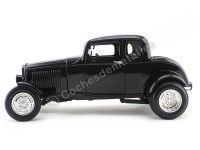 Cochesdemetal.es 1932 Ford Five-Window Coupe Negro 1:18 Motor Max 73171