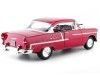 Cochesdemetal.es 1955 Chevrolet Bel Air Hard Top Custom Burdeos Bicapa 1:18 Motor Max 79002