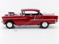 Cochesdemetal.es 1955 Chevrolet Bel Air Hard Top Custom Burdeos Bicapa 1:18 Motor Max 79002