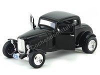 Cochesdemetal.es 1932 Ford Five-Window Coupe Negro 1:18 Motor Max 73171