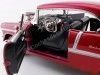 Cochesdemetal.es 1955 Chevrolet Bel Air Hard Top Custom Burdeos Bicapa 1:18 Motor Max 79002