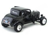 Cochesdemetal.es 1932 Ford Five-Window Coupe Negro 1:18 Motor Max 73171