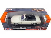 Cochesdemetal.es 1964 Ford Mustang 1-2 Convertible Beige 1:18 Motor Max 73145