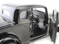 Cochesdemetal.es 1932 Ford Five-Window Coupe Negro 1:18 Motor Max 73171