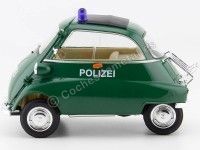 Cochesdemetal.es 1954 BMW Isetta 250 Policia Alemana Verde 1:18 Welly 24096