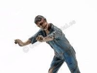 Cochesdemetal.es Figura de Resina "Zombie Mechanic, Set de 4" 1:18 American Diorama 38197 38198 38199 38200