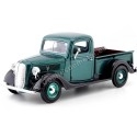 Cochesdemetal.es 1937 Ford Pickup Verde Metalizado 1:24 Motor Max 73233