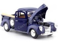 Cochesdemetal.es 1940 Ford Pickup Blue 1:24 Motor Max 73234
