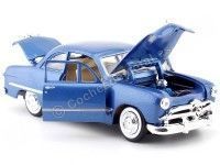 Cochesdemetal.es 1949 Ford Coupe Metallic Blue 1:24 Motor Max 73213