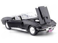 Cochesdemetal.es 1967 Chevrolet Corvette Convertible Black 1:24 Motor Max 73224